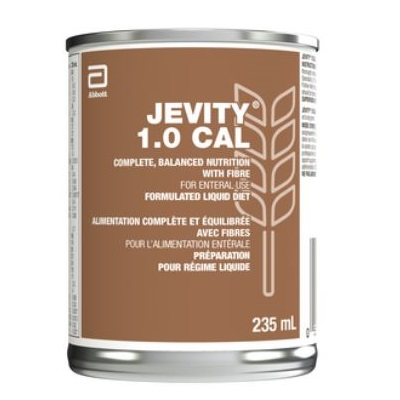 AB6224313 Jevity 1Cal Nutritional Liquid Formula with Fibre, 235mL, 24EA/BX
