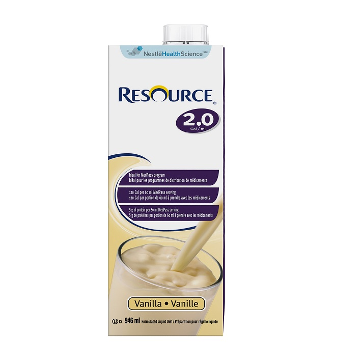 NN12367107 Resource 2.0, Vanilla , 946mL, 12EA/BX