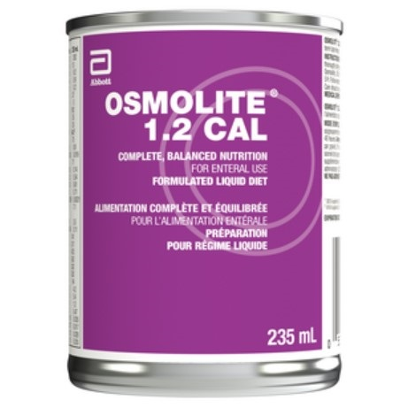 AB6269313 Osmolite 1.2 Cal - Calorically-Dense, Low-Residue Liquid Formula, 1500mL, 6EA/BX