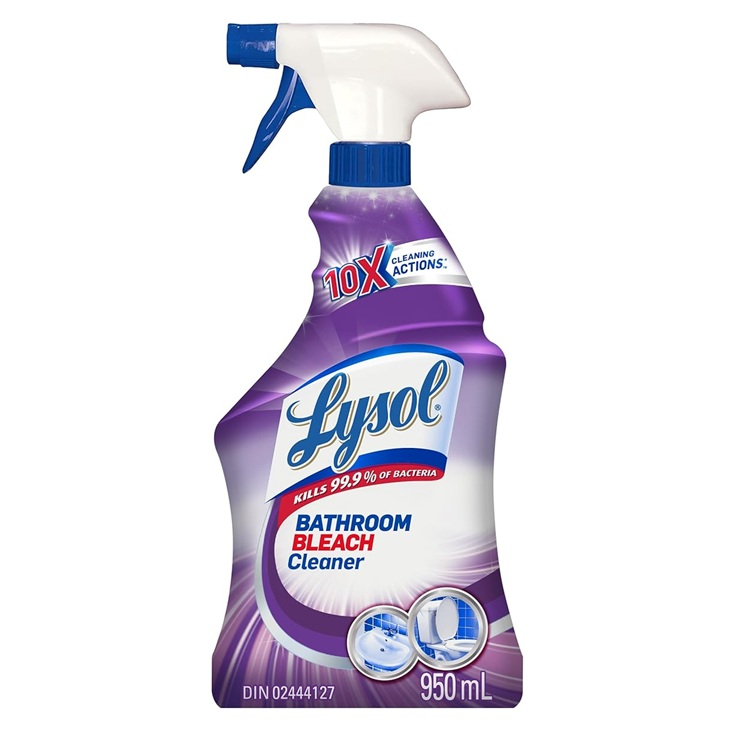 3025429 LYSOL Bathroom Bleach Cleaner 950 mL, 12EA/BX