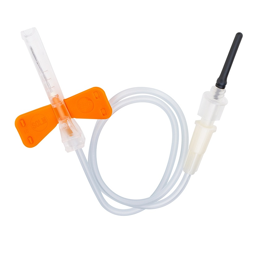 110201030034 SOL-CARE Safety Blood Collection Needle, 25G, 200EA/BX