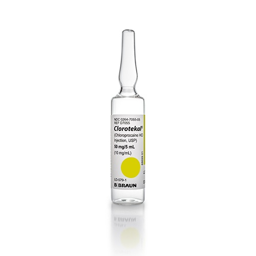 BBD7055-00 Clorotekal (Chloroprocaine Hydrochloride) Injection, 10mg/mgL, 10EA/BX