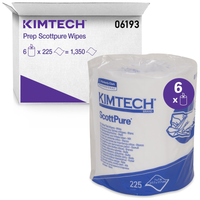 KC06193 Kintech ScottPure Critical Task Wipes, White, 1350EA/BX