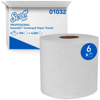 KC1032-00 Scott Essential Center-Pull Towels, 6RL/BX