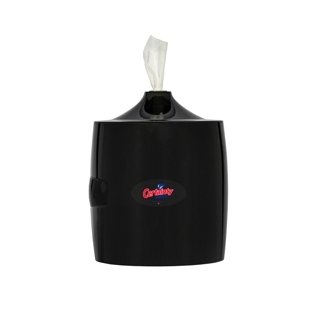 HPC9WALLSC Wall Mount Wipes Dispenser, Black, 1/EA