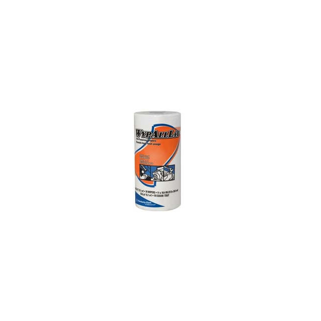 KC05027 WypAll PowerClean L40 Extra Absorbent Wipes, Small Roll, 1680EA/BX