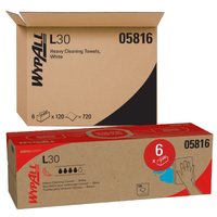 KC05816 WypAll GeneralClean L30 Heavy Duty Cleaning Towels, Pop-Up Box, 720EA/BX