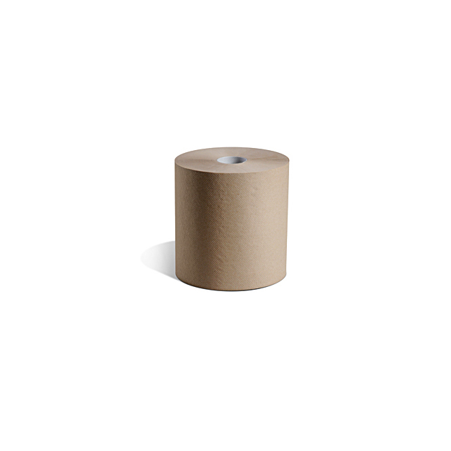 KRG01855 Esteem Paper Towel, Roll, Economy, W8" x L800' Brown, 6EA/BX