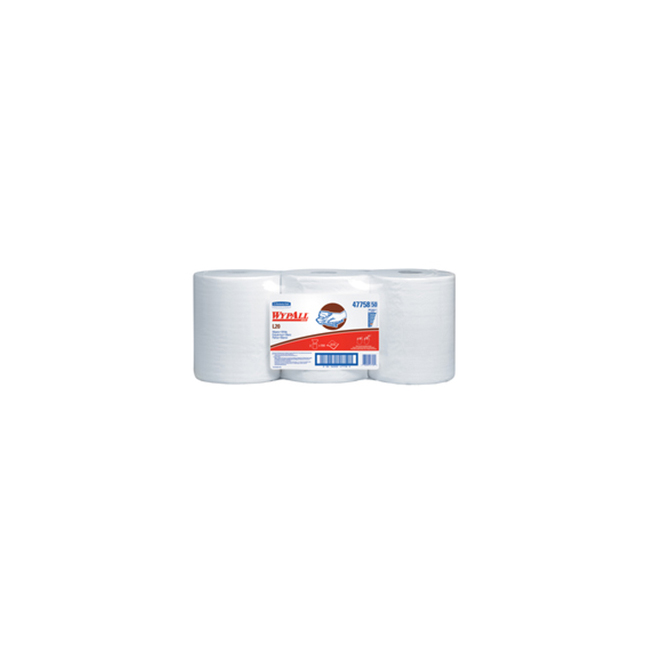 KC47758 WypAll GeneralClean L20 Medium Cleaning Cloths, Center Pull, 1650EA/BX
