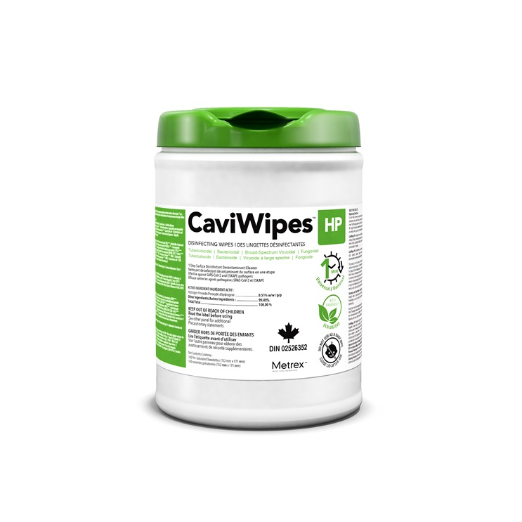 MET11-1610 CaviWipes HP Surface Disinfectant, 160EA/BX or 1920EA/BX