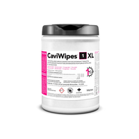 MET11-5150 CaviWipes1 Surface Disinfectanting Wipe, XL, W9" x L12", 65EA/BX or 12BX/CA