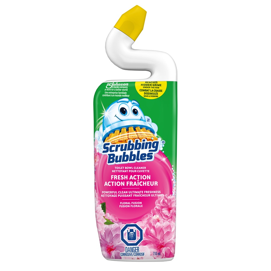 SCJ319647 Scrubbing Bubbles Fresh Action Toilet Bowl Cleaner, 9EA/BX