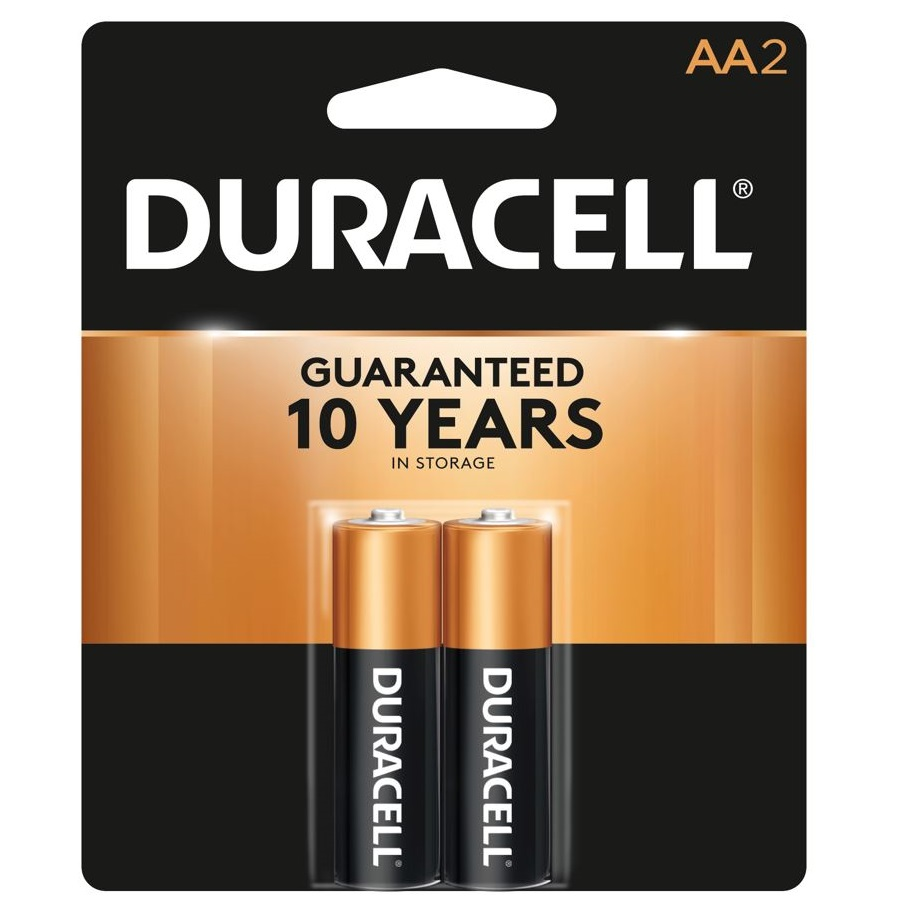 PGMN1500B2Z Duracell Coppertop Battery, Size AA, 1.5V, 24gm, 14EA/BX or 4BX/CA