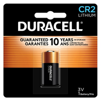 PGDLCR2BPK Duracell Ultra Lithium Battery, Size CR2, 6EA/BX