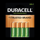 PGDX1500R4 Duracell Rechargeable, AA4, 1.2V, 24EA/BX or 96EA/BX