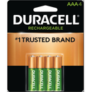 PGDX2400B4N Duracell Rechargeable, AAA, 1.2V, 6EA/BX