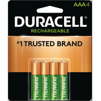 PGDX2400B4N Duracell Rechargeable, AAA, 1.2V, 6EA/BX