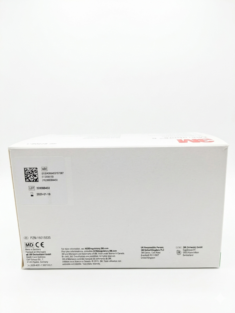 3M 2770S-1 Kind Removal Tape, Silicone Adhesive, Blue, 1.5yd x 1" 100RL/BX