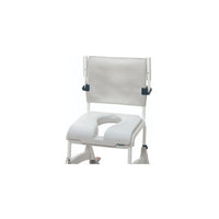 INV16341 Aquatec Commode Seat, with Hygiene Recess, 1/EA