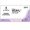 J-207G COATED VICRYL Absorbable Suture, Polyglactin 910, 54" LIGAPAK Reel 12EA/BX