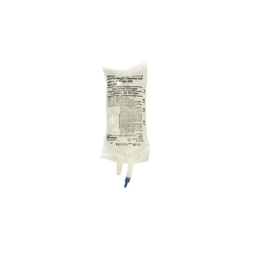 JB2322P Lactated Ringer’s Injection Solution, Viaflex plastic container, 250mL, 30EA/BX