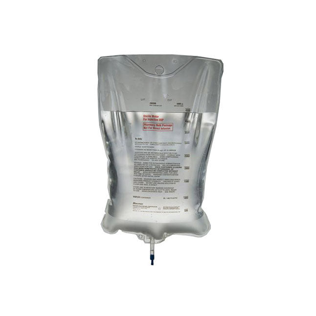 JB7117 Sterile Water For Irrigation, Viaflex Uromatic Plastic Pour Container, 3000mL, 4EA/CA