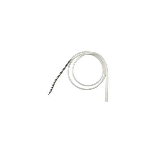 JP-2215 Cardinal Health Jackson-Pratt Channel Drains, Silicone Flat Drain with Trocar, 10mm x 20cm, 10EA/BX