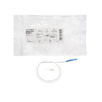 JP-HUR870 Jackson-Pratt Hemaduct Fully Ducted Silicone Round Drain with Trocar, 10Fr, 30cm, 10EA/BX