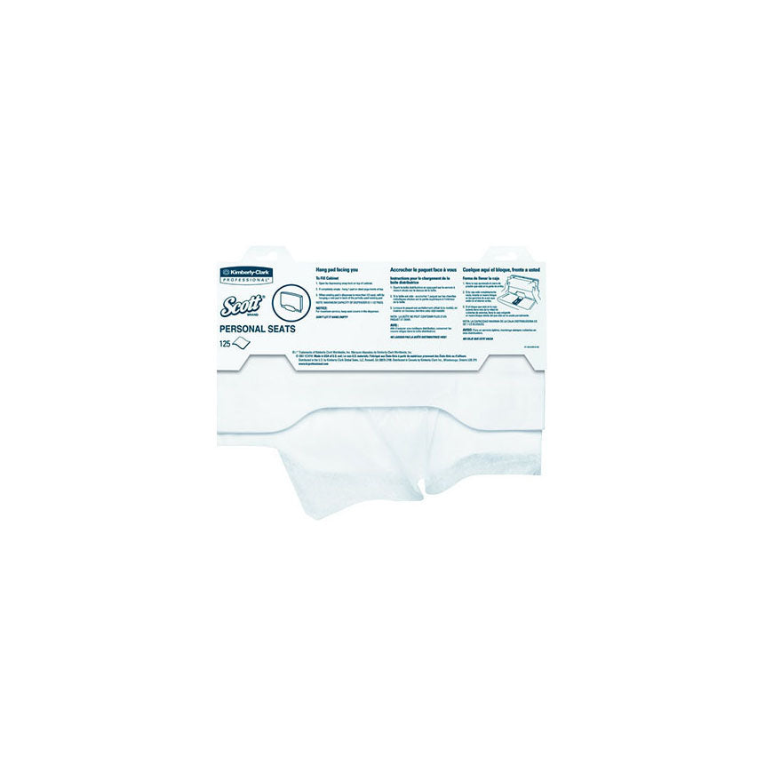 KC07410 Scott Toilet Seat Cover, 15" x 18", 125EA/BX