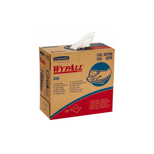 KC34790 WYPALL X60 Cleaning Wiper, 9.1" x 16.8", 1180EA/CA