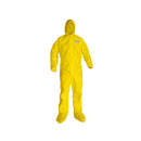 KCS00686 KLEENGUARD A70 Coverall, Chemical Spray Protection, Yellow, 3XL, 12EA/CA