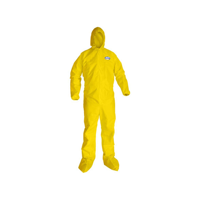 KCS00686 KLEENGUARD A70 Coverall, Chemical Spray Protection, Yellow, 3XL, 12EA/CA