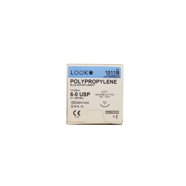 Look Office Surgery Suture, Polypropylene 12EA/BX
