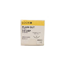 LK594B Look Absorbable Suture, Plain Gut, Size 3-0, 24mm 12EA/BX
