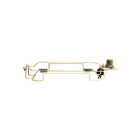 M8785 Wall Mount Bracket, Polypropylene, for Stackable Sharps Container, 1/EA