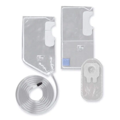 MD-7535 U-Bag Urine Specimen Collector, Cloth Adhesive, Sterile, 100mL, 100EA/BX