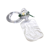 P001205 AirLife Oxygen Mask, High-Concentration, with 7' Tubing, Adult, 50EA/CA