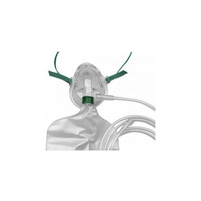 P001265 AirLife Oxygen Mask, High-Concentration, with 7' Tubing, 50EA/CA