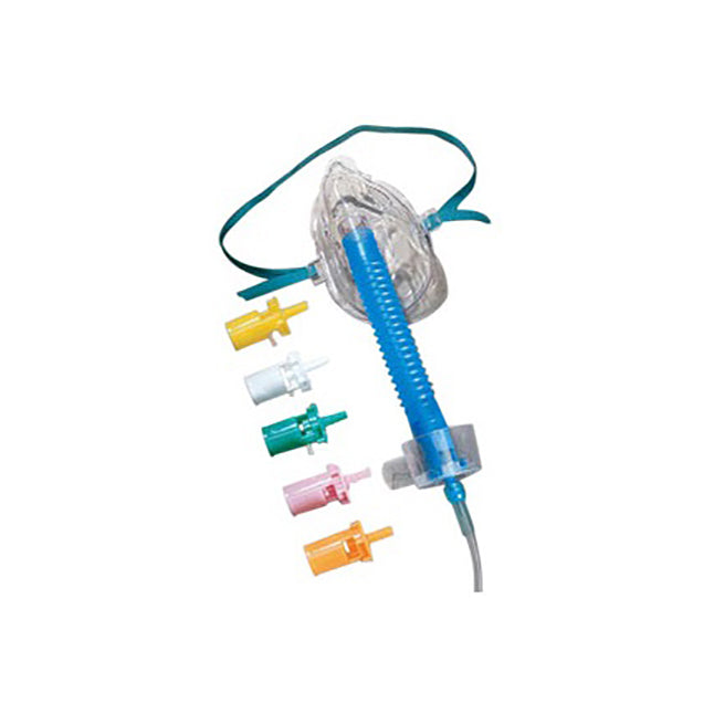 P001363 AirLife Venturi Mask, with Tubing, w/ 7ft U-Connect Tubing, 50EA/CA