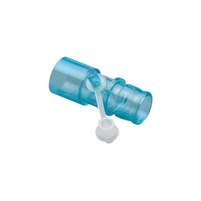 P004084 AirLife Connector, Straight, with Thermometer Port, 50EA/CA