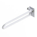 PT-WR32R P.T.Rail Hinged, Toilet Support Rail, Powder Coat White, 32", 1/EA