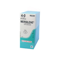 R-633H Mersilene Non Absorbable Suture, Polyester, Size 4-0, 19mm 36EA/BX