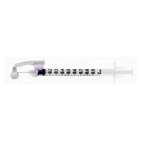 BD305945 - SafetyGlide Tuberculin Syringe with Permanently Attached Needle, 1mL, 27GA x 1/2" 100EA/BX