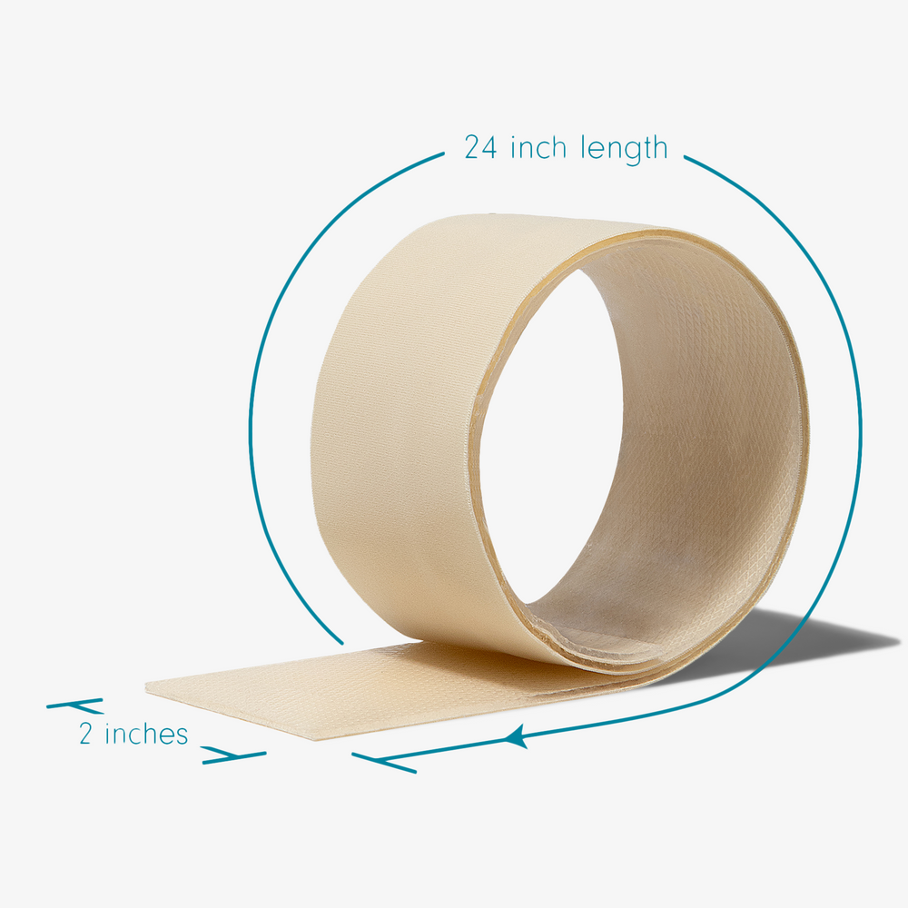 NG-164 NEWGEL+ ABDOMEN/EXTREMITY SILICONE STRIP 2" x 24" - BEIGE (Discontinued)