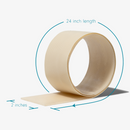 NG-164 NEWGEL+ ABDOMEN/EXTREMITY SILICONE STRIP 2" x 24" - BEIGE (Discontinued)