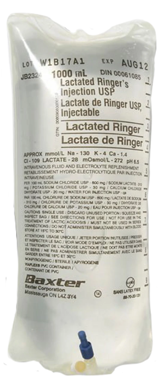 Novidat Injection And Ringer JB2324 - Lactated Ringer’s Injection Solution, 1000mL 12EA/CA – Mera ...