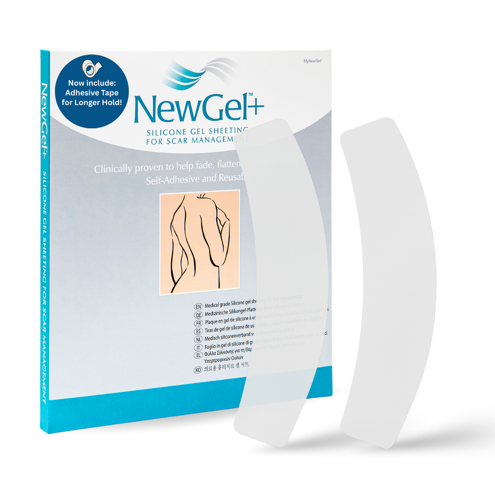 NG-360 NEWGEL+ C-SECTION STRIPS FOR SCARS 2" x 8" - CLEAR