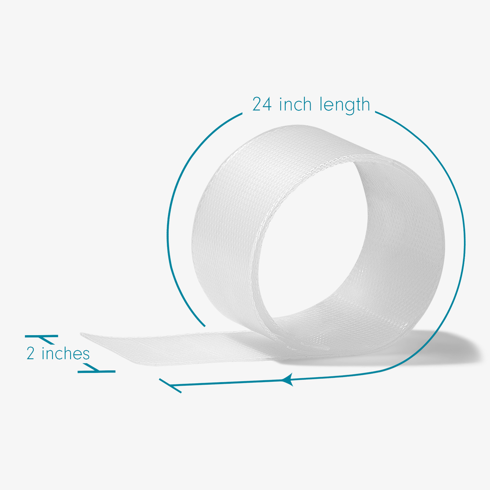 NG-364 NEWGEL+ ABDOMEN/EXTREMITY SILICONE STRIP 2" x 24"- CLEAR
