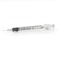 BD324704 Insulin Syringe, With Ultra-Fine II Needle 1mL, 29GA x 0.5" 200EA/BX