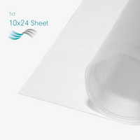 NG-370 NEWGEL+ EXTRA-LARGE SILICONE SHEET FOR SCARS 10" x 24" - CLEAR